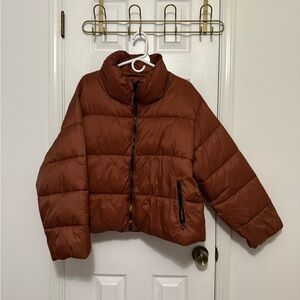 Old Navy Chestnut Puffer Jacket